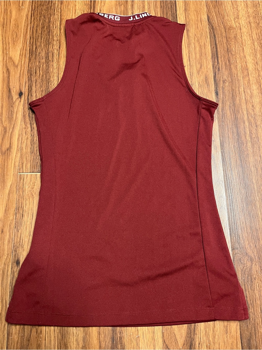 J.Lindeberg Athletic Women’s Leya Sleeveless Top in Cabernet Golf OEKO-TEX - Picture 8 of 10